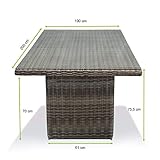 Green Spirit 13-TLG. Garten-Sitzgruppe Rattan-Garnitur Ria Braun - 7