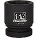 Powerbuilt 641779 1" Drive 12 Pt. SAE Standard Socket, 3"