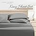 Linen Market Brushed Microfiber King Sheet Set 4 Piece – Oeko-TEX Certified Ultra Soft & Wrinkle-Free - 16