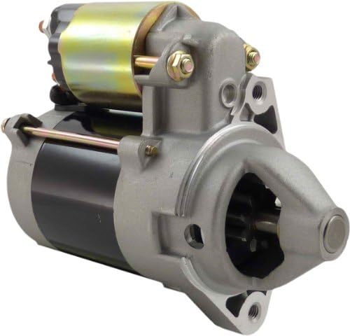 New Starter Compatiable with John Deere 180 185 260 265 325 F525 F710 GS75 GT262 GT265 GT275 HD75 LX186 Kawasaki FC540V Kubota T1700H T1700HX 128000-7940 AM108615 21163-2093 21163-2091 12499-63010
