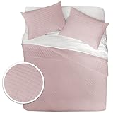 Posh Home Twin Size Quilt Set Jersey Knit Cotton Blend Blanket Blush Bedspread Light Coverlet Summer