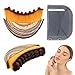 Lymphatische Gesichtsbürste, Lymphdrainage Massagegerät Kinn und Kieferformung Gesichtsreinigung, Contour Face Brush An Die Haut Anzupassen