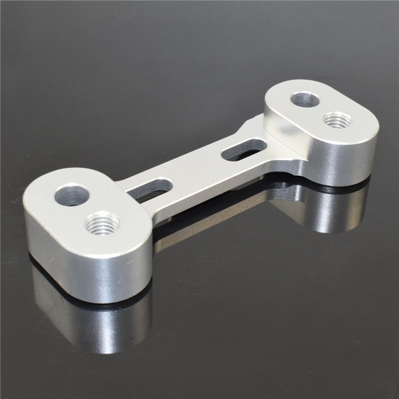 Motorbike For BMW G310R G310GS G 310 R GS 2017 2018 2019 2020 2021 2022 2023 Handlebar Riser Up 20mm Movers Back 17mm Bracket Kit (Silver)