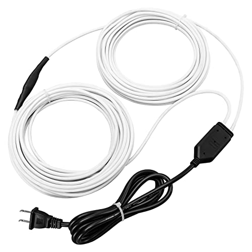 Soil Heating Cable, 49 ft Electric Soil Warming Cable for Garden, Soil, Cold Frame, Keep Soil Warm