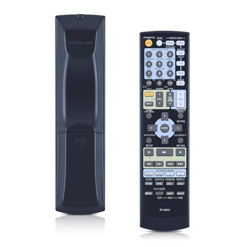 RC-682M New Replace Remote Control Compatible with Onkyo AV Receiver TX-SR605 TX-SA605 TX-SA8560 TX-SR605S TXSA605 TXSA8560 HT-S3100 HTS3100