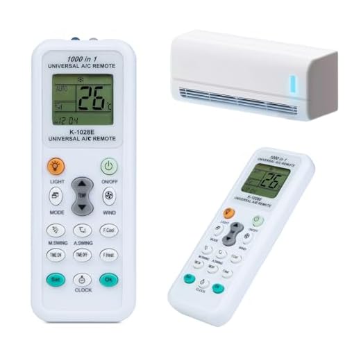 Mando Universal Aire Acondicionado, Mando Aire Acondicionado con Bajo Consumo de Energía, Mando de Aire Acondicionado Universal 1000 en 1, con Todas Las Marcas