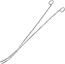 AAProTools 24" Long Curved Hemostat Forceps - Stainless Steel Non-Locking Tweezer Clamps - Ideal Hemostats for Nurses, Fis...