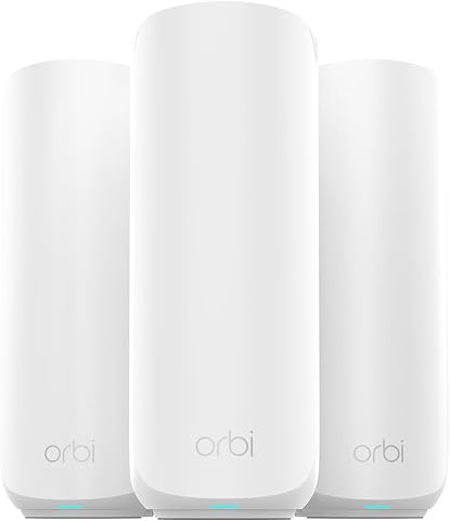 NETGEAR Orbi 370 Series WiFi 7 Mesh System, 3 Pack