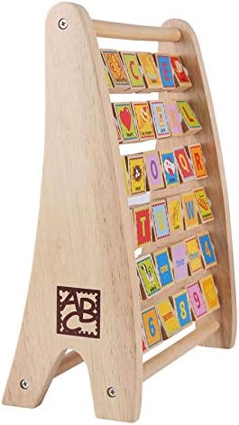 Hape Alphabet Abacus, L: 10, W: 4.7, H: 12.6 inch