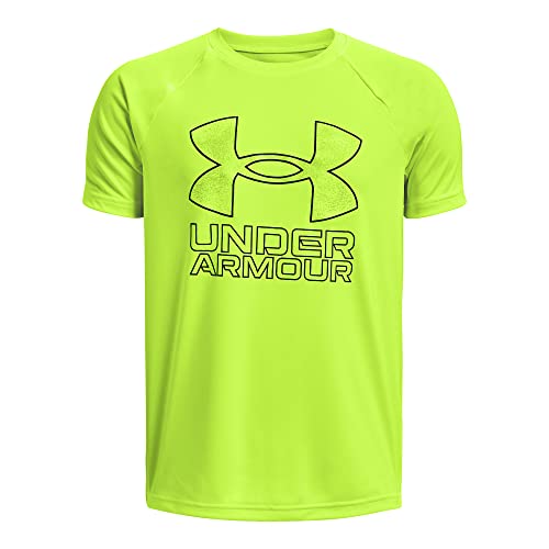 Image of Under Armour Boys' Tech Hybrid Printed Fill Short-Sleeve T-Shirt