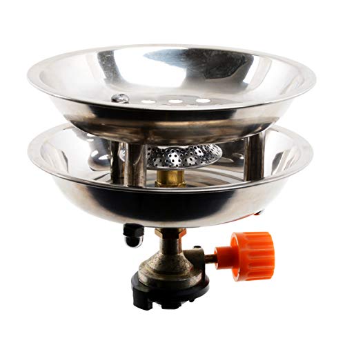 ATOMIC Fornello accendi carbone per narghilè, per bombole a gas, cromato