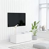 Color: Blanco; Material: Madera aglomerada; Dimensiones: 80 x 34 x 30 cm (ancho x profundo x alto)