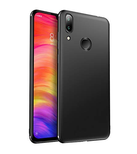 Olliwon Xiaomi, Full Body Protector Ultra Slim Matte Bumper Cover Flexibele Siliconen Telefoonhoesje Compatibel voor Xiaomi Redmi 7 6.4 inch - Mat Zwart, Mix 3, zwart