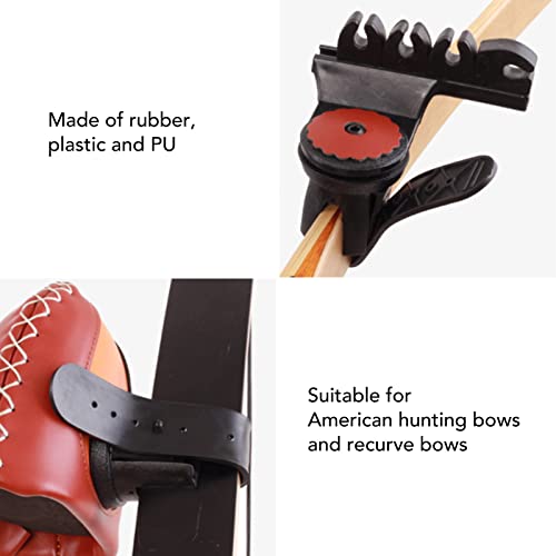 Longzhuo LONGZHUOMAEPQDUZFY Archery Arrow Quiver,Lightweight Recurve Bow Leather Quiver Arrow Holder,Quick Removal Quiver Compound Bow Accessories,Pocket Hanged Arrow Holder thumb #2