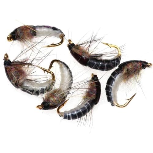 Typogrove Realistische Scud-Fliegen 2er-Pack