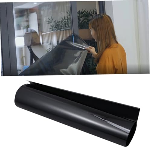 Película para ventana aislante térmica negra fácil de instalar miniatura 4