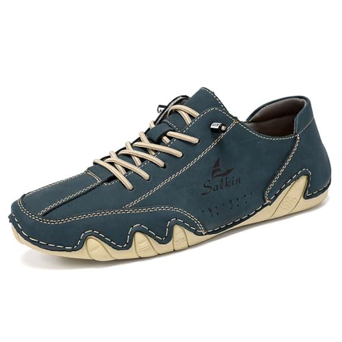 mitvr Driving Shoes for Men Casual Shoes Men Loafers Mens Fashion Shoes Comfort Sneakers Walking,Blue,40EU=7 M US by mitvr - Used condition - US$35.33
