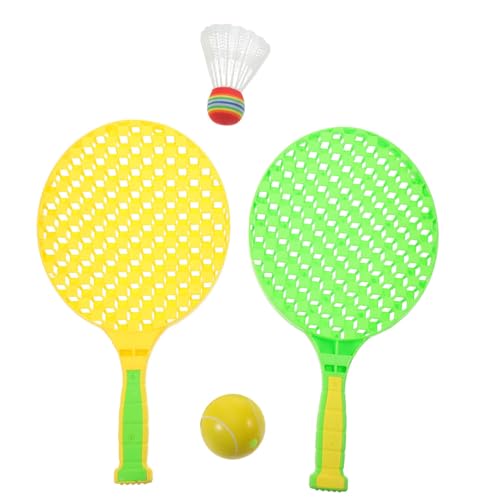 LIFKOME 子供用テニスラケットセット おもちゃ バドミントントレーニング 用テニスボール 小さいサイズ インタラクティブスポーツ 親子向け アウトドア 屋内の遊び 1set
