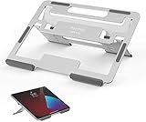 Parblo PR113 Adjustable Foldable Drawing Stand for 10-13in iPad Pro, Air & Graphic Tablets (Silver)