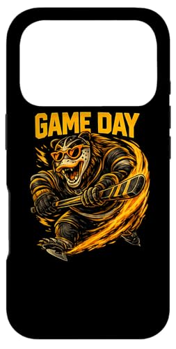Funny Hockey Duck Game Day Vintage Shirt Fans �X�}�z�P�[�X iPhone 17 Pro �p