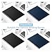 HOUYEE 100 Pack Binding Covers Set, 8.5x11 Inches, Including 50 Pcs 12 Mil Black Plastic Binding Covers, 50 Pcs 12 Mil Navy Blue Plastic Binding Covers, Sand Textured, Letter Size