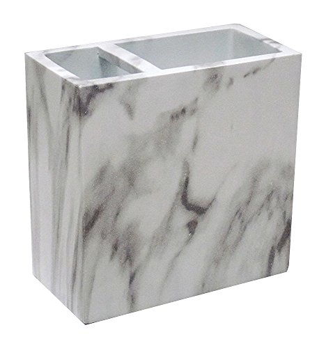 センコー アーロ 歯ブラシスタンド ホワイト 741362 約10×5.1×高10cm 74136