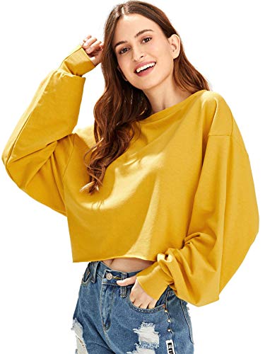 romwe yellow sweater