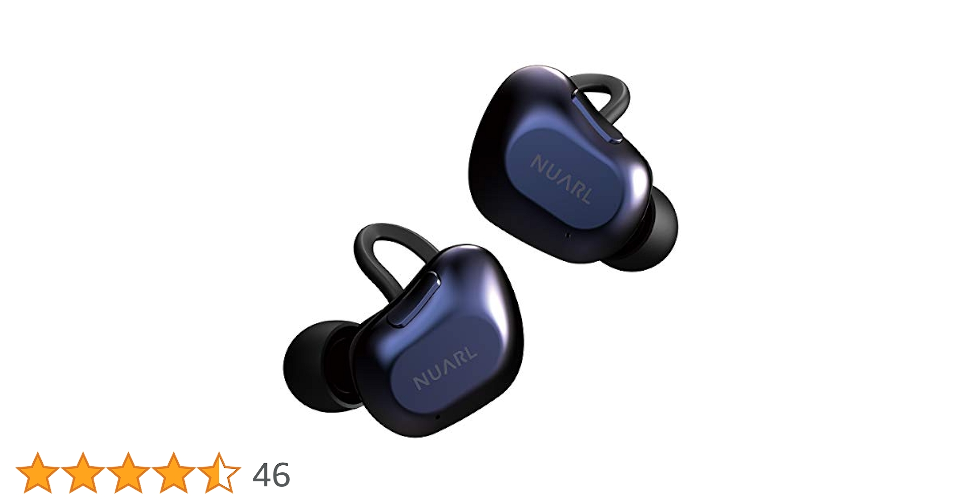 NUARL ワイヤレスイヤホン ブルー 充電ケース付き Amazon.co.jp: NUARL TWS 完全ワイヤレスイヤホン 連続10時間