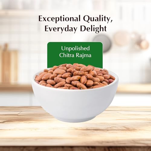 Image of Amazon Brand - Vedaka Unpolished Chitra Rajma | 500 g | Good Source of Plant-Pased Protein | Premium Kidney Beans | No Artificial Preservatives