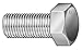 1/4"-20 x 3/4" Grade B7 Plain Hex Head Cap Screw, 10 pk.