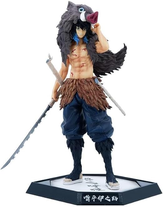 | Demon Slayer Inosuke Hashibira Action Figure 30 Cms PVC Anime Figurine High Detailed Weeb Manga Model Toy Collectible