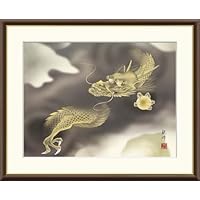 Amazon.co.jp: JHA 絵画 インテリア 額入り 額絵 日本画 縁起画