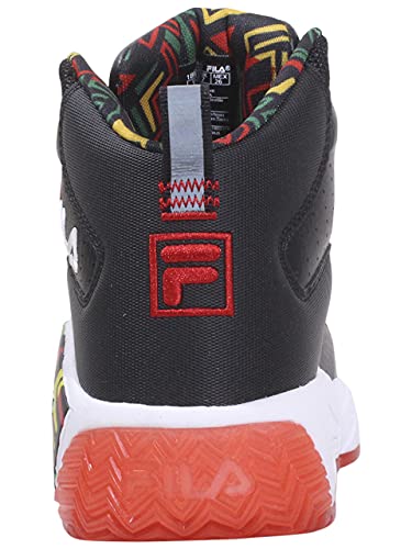 Fila Men's MB Sneakers High Top Black/Jelly Bean/Lemon Sz. 10 1BM012644