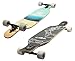 VOLADOR Urban Freeride Pro Longboard| Adaptive Cruiser 42inch| North America Maple| Camber Concave Drop Through Longboard Complete| Setup for Urban Commuting (Pine Green)