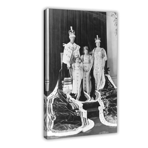 Impression sur toile roi George VI pour habiller un mur de bureau