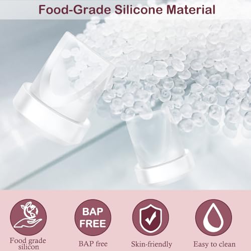 Image of 6PCS Duckbill Valves Compatible with Momcozy M5 /M6 Wearable Breast Pump, Replacement Pump Parts Accessories Compatible for V2 Pro /V1 Pro Hands Free Breast Pump Parts, Not Original Mom Cozy Accessories