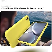 Zuvirelx Silikon Hülle für iPhone XR - Zitronengelb – Ansicht 3