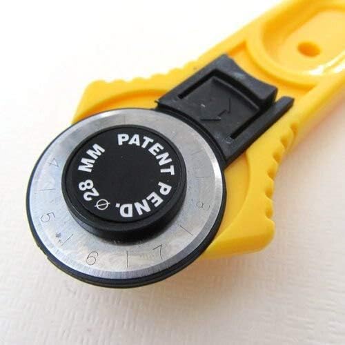 2016 Yellow Adult Roller Cutter Blade Circle Cloth Round 28mm - Cutting -