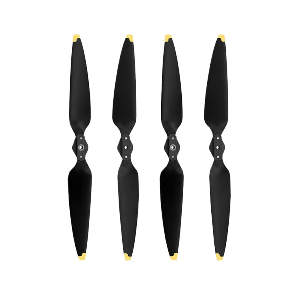 Eliche per Drone 8747F Leggere a Basso Rumore Compatibili con DJI Air 3 e Air 3S(2 Pairs Black Orange)