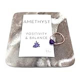 Gemstone Rings - Wire Wrapped Crystal Rings - Handmade Rose Gold and Gemstone Natural Rings - Made by Stosa Design (Amethyst, Medium)