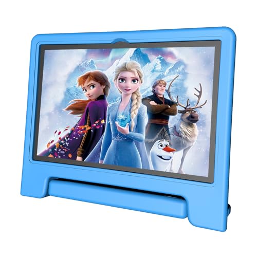 Image of JREN Tablet for Kids｜10 Inch 64GB Android 14｜Octa-core｜64GB｜WiFi ｜Bluetooth｜Parental Control｜Kids Content｜Children Tabletas Blue