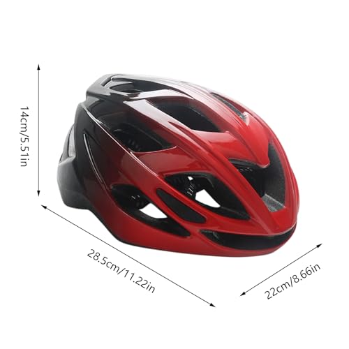 Casco de ciclismo para adultos con luz recargable trasera ajustable 57-62cm 3