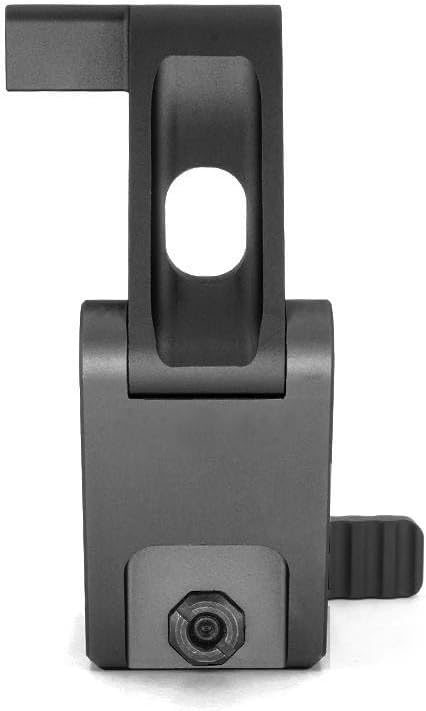 Holosu HM3X Flip 3X Magnifier Riser Mount with Fast QD Lever 2.26" Height，Quick Release & Flip-to-Center (FTC) Mechanism，Side Scope Metal Mount Base，for Holosu HM3X 3X Magnifier， for 20mm Rail