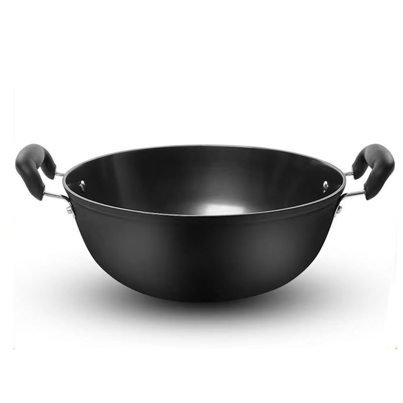 Wok chino sin recubrimiento fondo redondo 28 cm miniatura 5