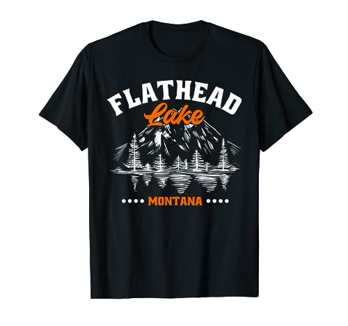 Flathead Lake Montana Kayaking Camping T-Shirt