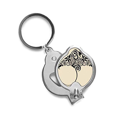 Skate Noir et blanc motif animal coupe-ongles ergonomique