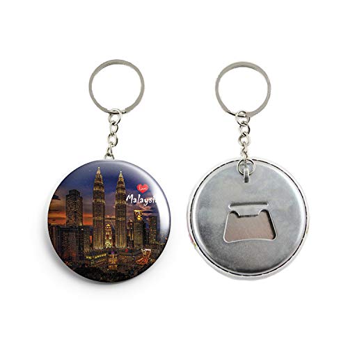 Kuala Lumpur Malaysia Multi Regular Size Metal Keychain Regular Size Metal 58mm R7002094-image-20