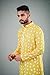 Elina fashion Men's Indian Satin Cotton Kurta Pajama Set Tunic Traditional Kurta Payjama Wear