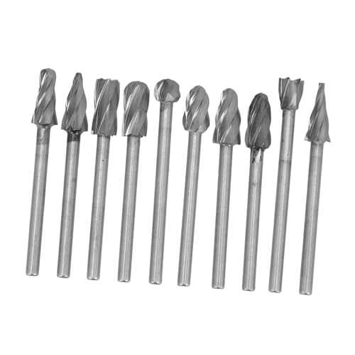 Fraise rotative carbure SOLUSTRE en lot de 30 pieces pour meuleuse et sculpture sur bois precise