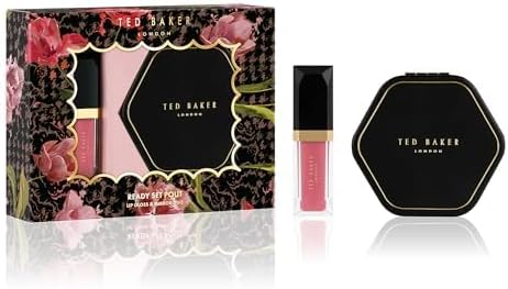 Ted Baker Ready Pout Gift Set, Lip Gloss & Compact Mirror
